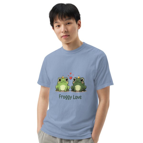 Froggy Love 1: Unisex garment-dyed heavyweight t-shirt - Image 30