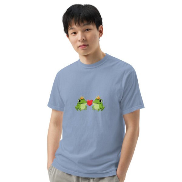 Frogs in Love: Unisex garment-dyed heavyweight t-shirt - Image 31