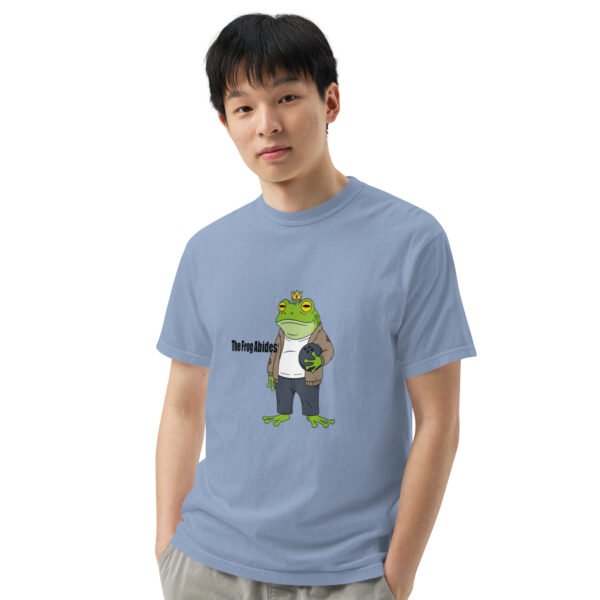 The Frog Abides: Unisex garment-dyed heavyweight t-shirt - Image 33