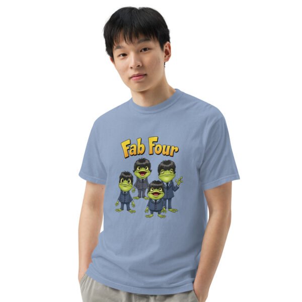Fab Four Frogs: Unisex garment-dyed heavyweight t-shirt - Image 34