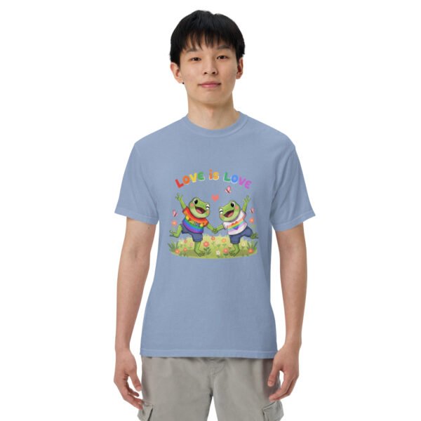 Love is Love1: Unisex garment-dyed heavyweight t-shirt - Image 42