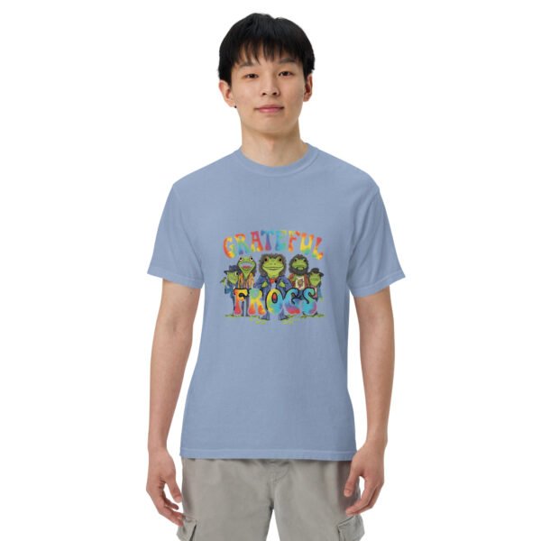 Grateful Frogs: Unisex garment-dyed heavyweight t-shirt - Image 29