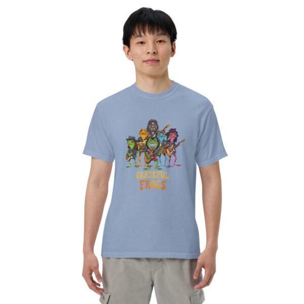 Grateful Frogs2: Unisex garment-dyed heavyweight t-shirt - Image 28