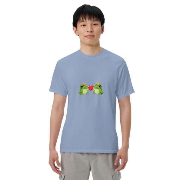 Frogs in Love: Unisex garment-dyed heavyweight t-shirt - Image 29