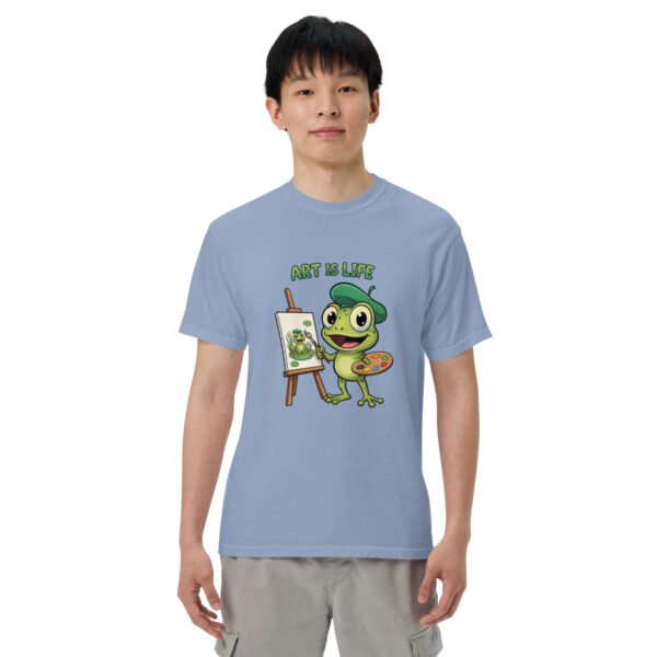 Art is Life: Unisex garment-dyed heavyweight t-shirt - Image 29