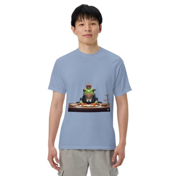 Frog Lawyer: Unisex garment-dyed heavyweight t-shirt - Image 25