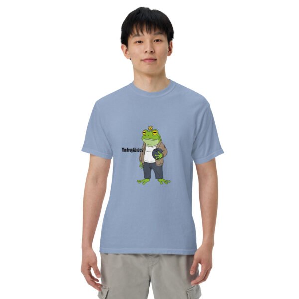 The Frog Abides: Unisex garment-dyed heavyweight t-shirt - Image 31