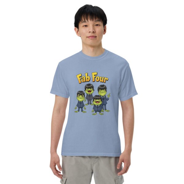 Fab Four Frogs: Unisex garment-dyed heavyweight t-shirt - Image 32