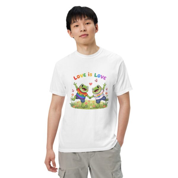 Love is Love1: Unisex garment-dyed heavyweight t-shirt - Image 64