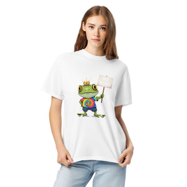 No King: Unisex garment-dyed heavyweight t-shirt - Image 13