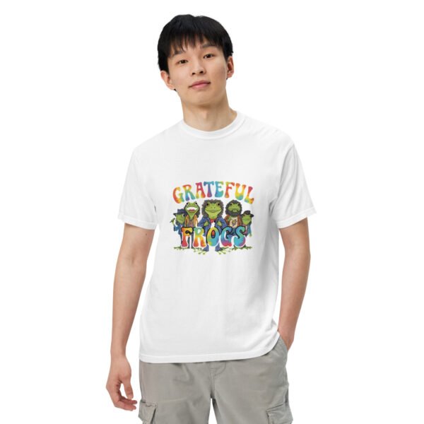 Grateful Frogs: Unisex garment-dyed heavyweight t-shirt - Image 48