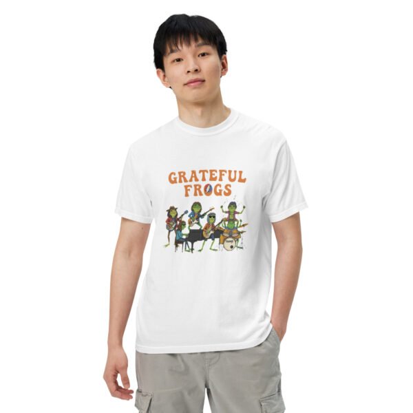 Grateful Frogs3: Unisex garment-dyed heavyweight t-shirt - Image 54