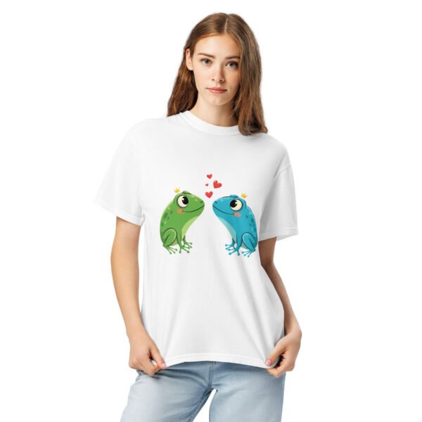 Froggy Love2: Unisex garment-dyed heavyweight t-shirt - Image 13