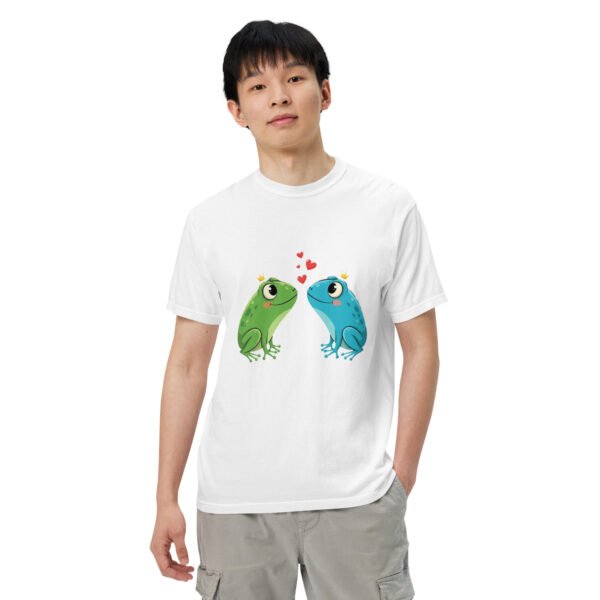Froggy Love2: Unisex garment-dyed heavyweight t-shirt - Image 51