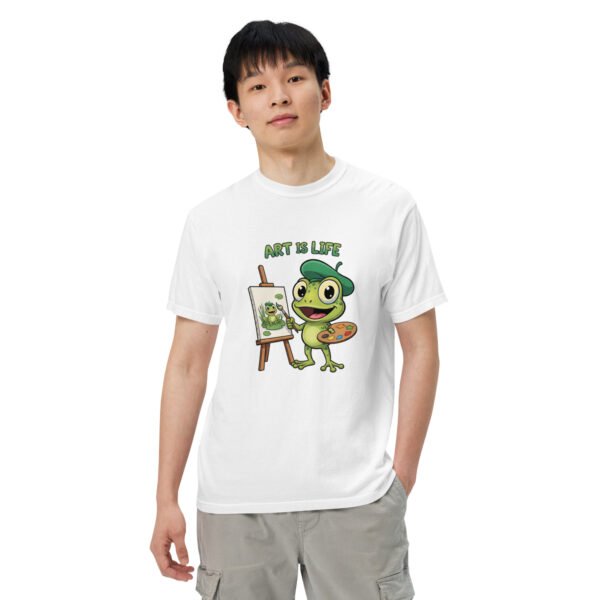 Art is Life: Unisex garment-dyed heavyweight t-shirt - Image 51