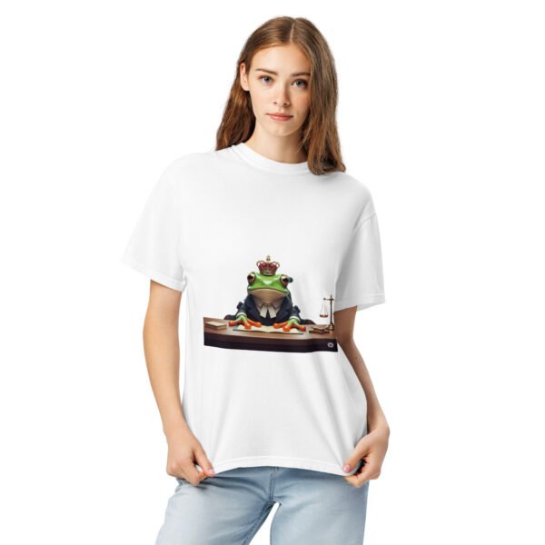 Frog Lawyer: Unisex garment-dyed heavyweight t-shirt - Image 12