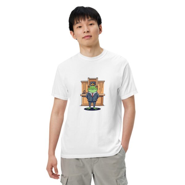 Frog in Law: Unisex garment-dyed heavyweight t-shirt - Image 52