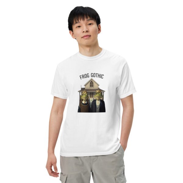 Frog Gothic: Unisex garment-dyed heavyweight t-shirt - Image 62