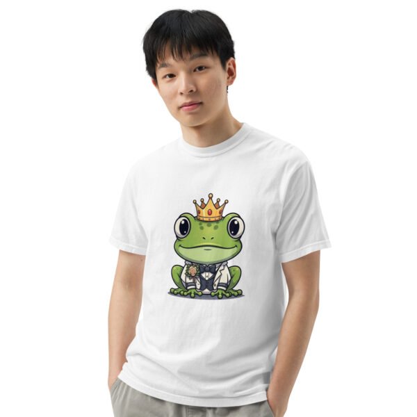 Frog Groom: Unisex garment-dyed heavyweight t-shirt - Image 43