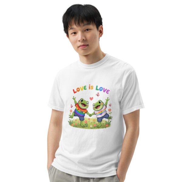 Love is Love1: Unisex garment-dyed heavyweight t-shirt - Image 65