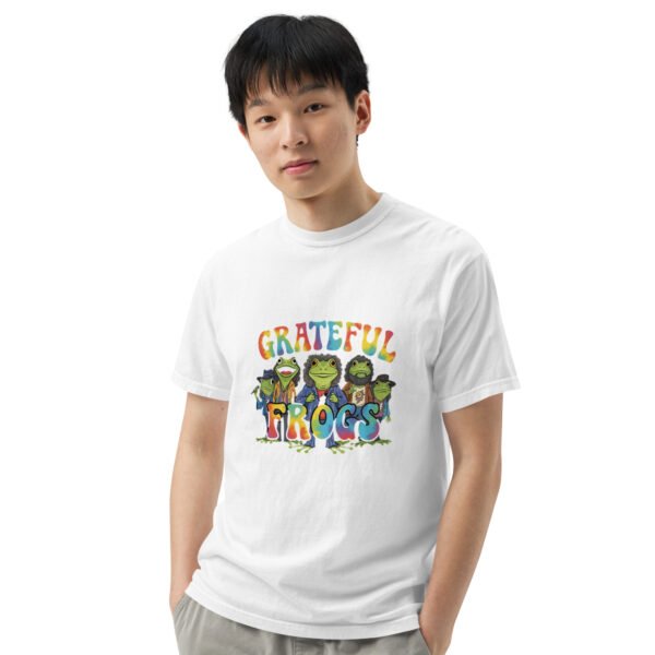 Grateful Frogs: Unisex garment-dyed heavyweight t-shirt - Image 49