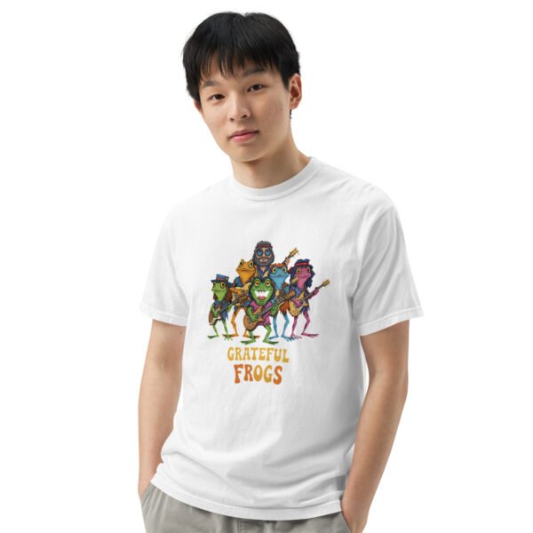 Grateful Frogs2: Unisex garment-dyed heavyweight t-shirt - Image 51