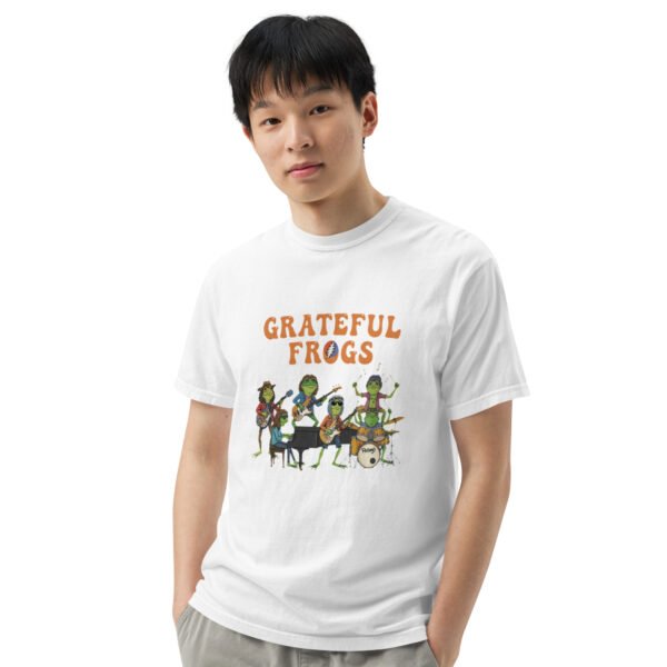 Grateful Frogs3: Unisex garment-dyed heavyweight t-shirt - Image 55