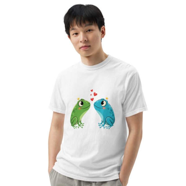 Froggy Love2: Unisex garment-dyed heavyweight t-shirt - Image 52