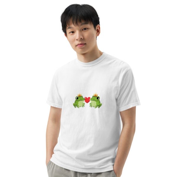 Frogs in Love: Unisex garment-dyed heavyweight t-shirt - Image 52