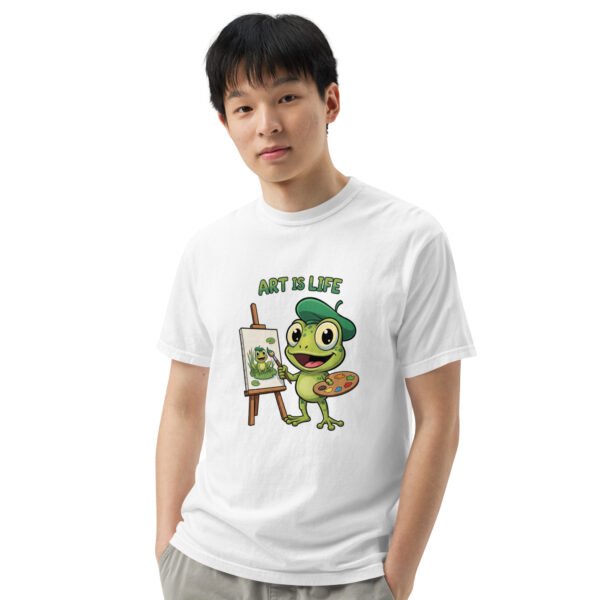 Art is Life: Unisex garment-dyed heavyweight t-shirt - Image 52