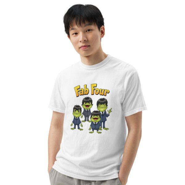 Fab Four Frogs: Unisex garment-dyed heavyweight t-shirt - Image 58