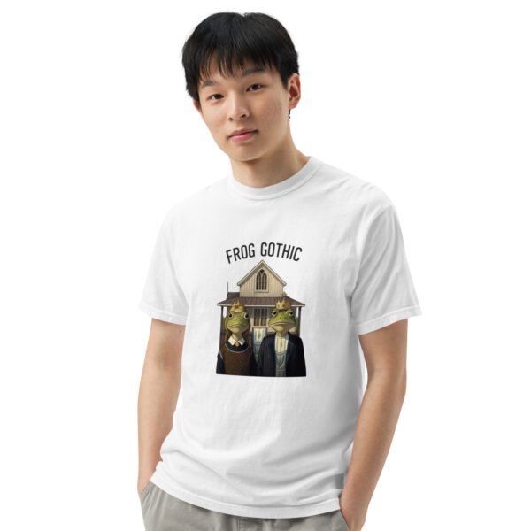 Frog Gothic: Unisex garment-dyed heavyweight t-shirt - Image 63