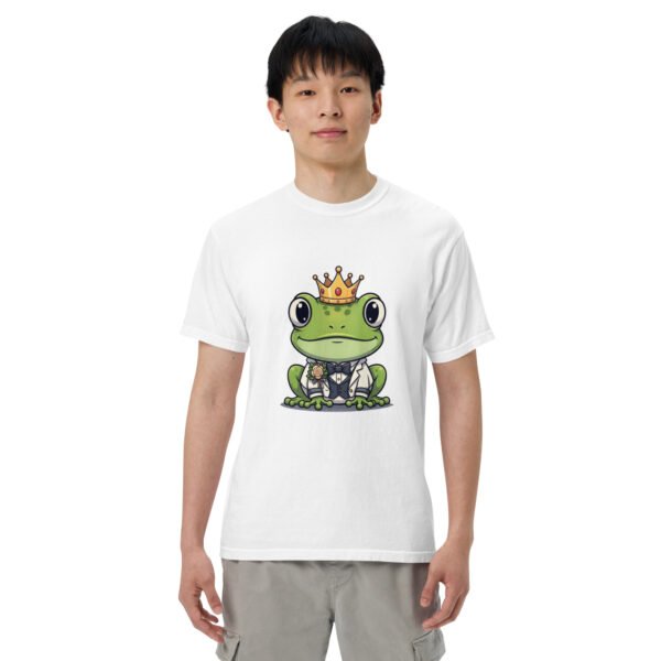 Frog Groom: Unisex garment-dyed heavyweight t-shirt - Image 41