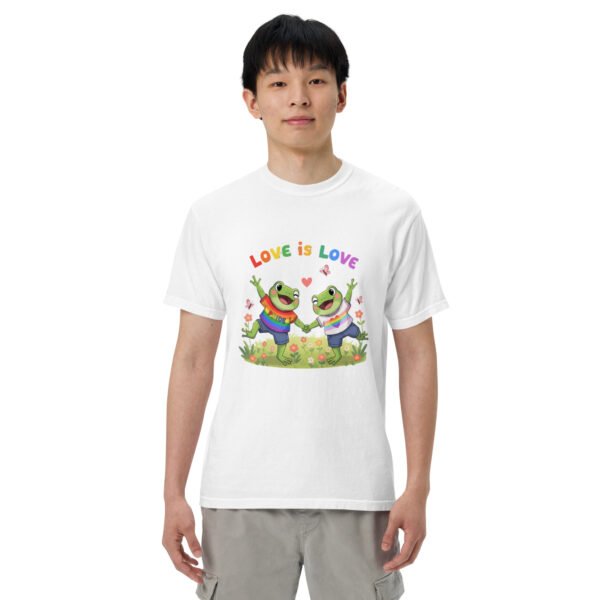 Love is Love1: Unisex garment-dyed heavyweight t-shirt - Image 63