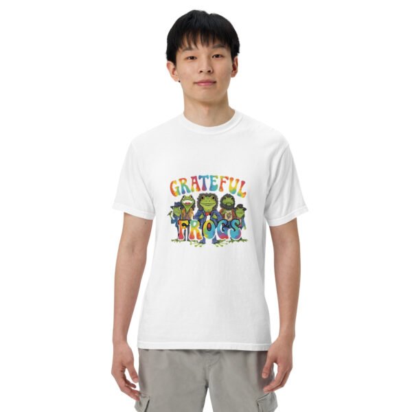 Grateful Frogs: Unisex garment-dyed heavyweight t-shirt - Image 47