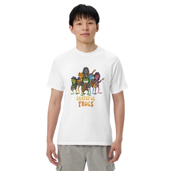 Grateful Frogs2: Unisex garment-dyed heavyweight t-shirt - Image 49