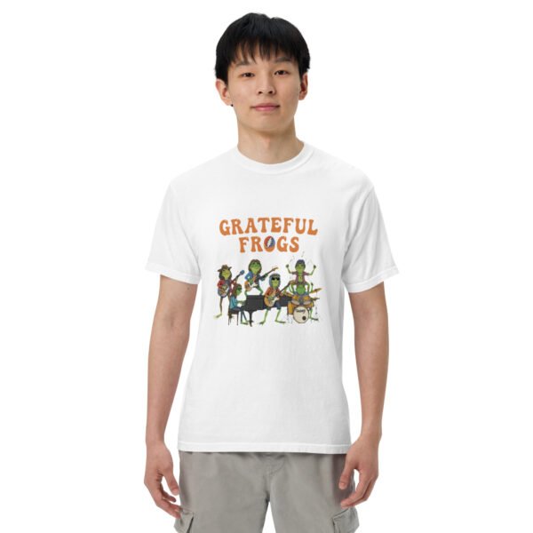 Grateful Frogs3: Unisex garment-dyed heavyweight t-shirt - Image 53