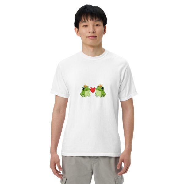 Frogs in Love: Unisex garment-dyed heavyweight t-shirt - Image 50