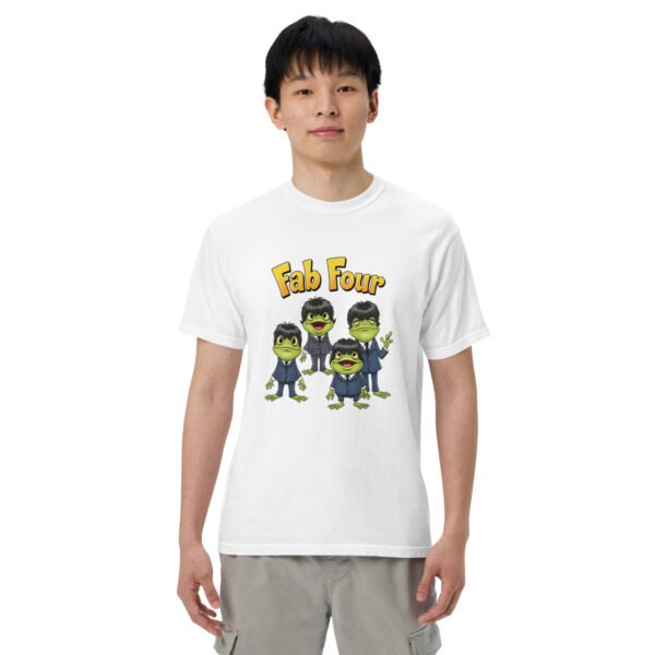 Fab Four Frogs: Unisex garment-dyed heavyweight t-shirt - Image 56