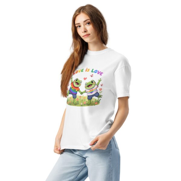 Love is Love1: Unisex garment-dyed heavyweight t-shirt - Image 26