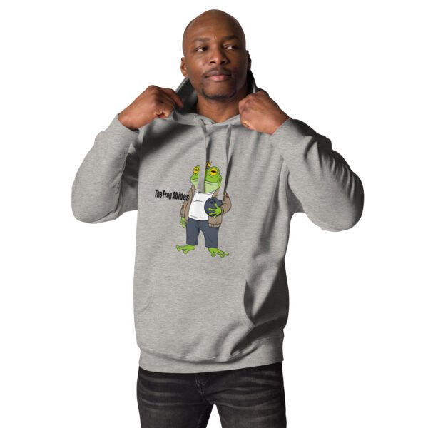The Frog Abides: Unisex Hoodie - Image 10