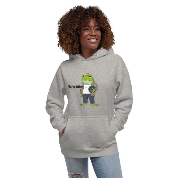 The Frog Abides: Unisex Hoodie - Image 12