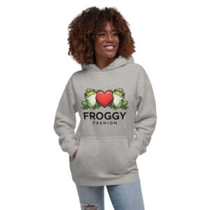 Froggy Fashion: Unisex Hoodie
