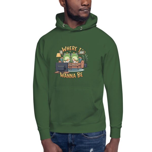 Where I Wanna Be: Unisex Hoodie