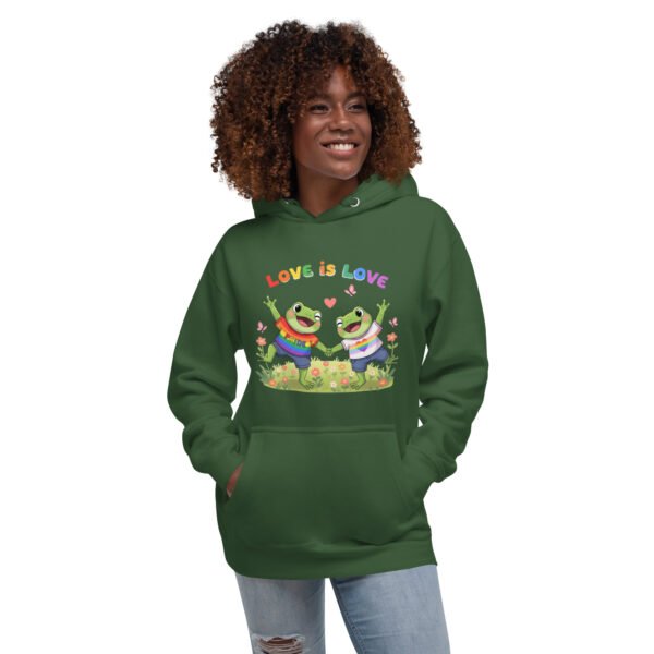 Love is Love: Unisex Hoodie - Image 9