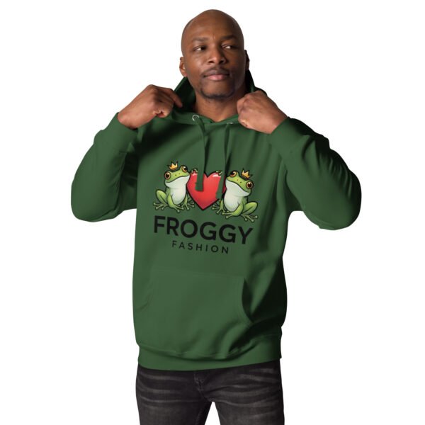 Froggy Fashion: Unisex Hoodie - Image 6