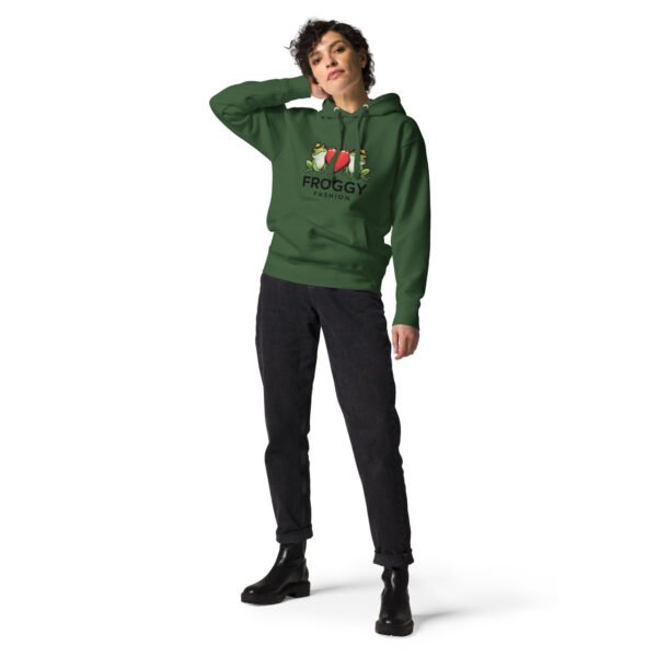 Froggy Fashion: Unisex Hoodie - Image 7
