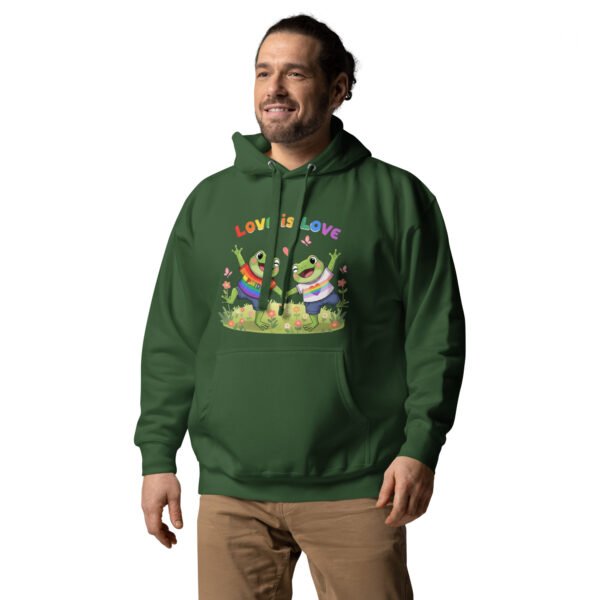 Love is Love: Unisex Hoodie - Image 6