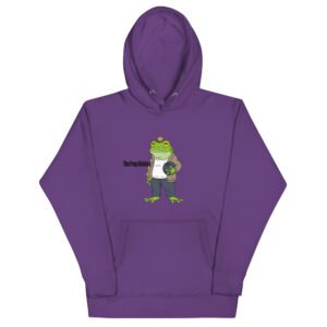 The Frog Abides: Unisex Hoodie