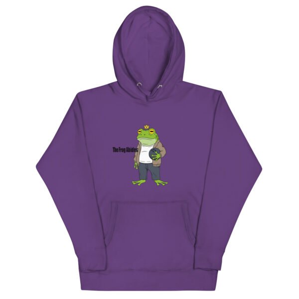 The Frog Abides: Unisex Hoodie